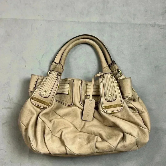 Juicy Couture Handbags - Juicy Couture Purse Tan Leather